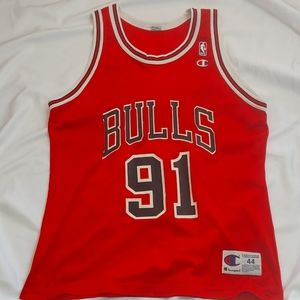 Champion Rodman NBA jersey